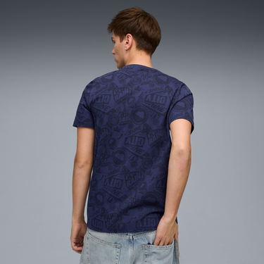 Puma Manchester City FtblCulture T-shirt with all-over print