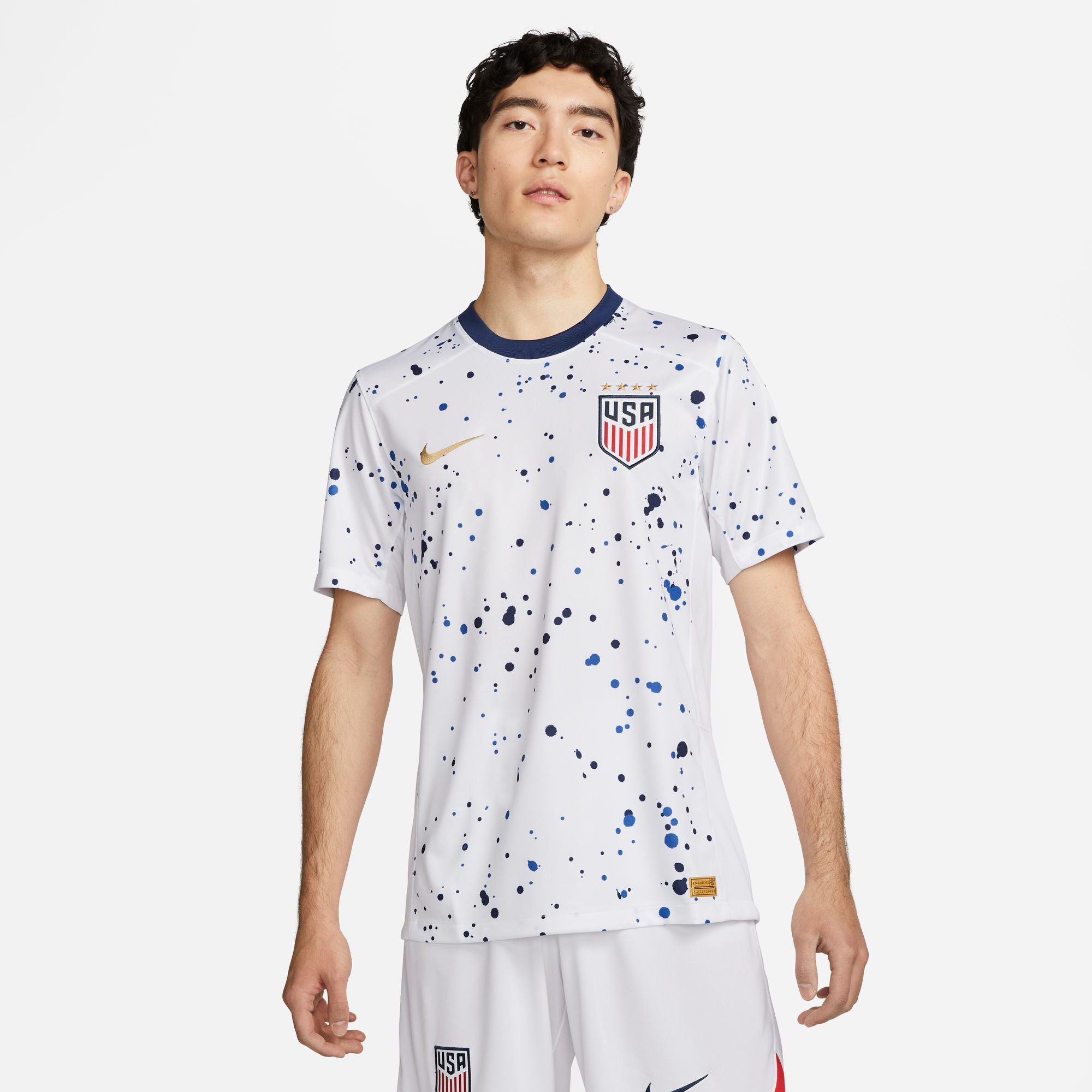 Nike 2022-23 USA Home Jersey White-Loyal Blue