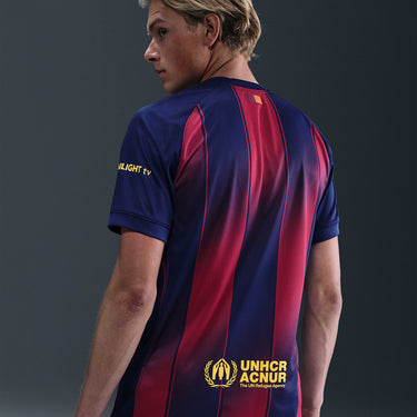 FC Barcelona 2025/26 Stadium Home Men's Nike Dri-FIT Soccer Replica Jersey