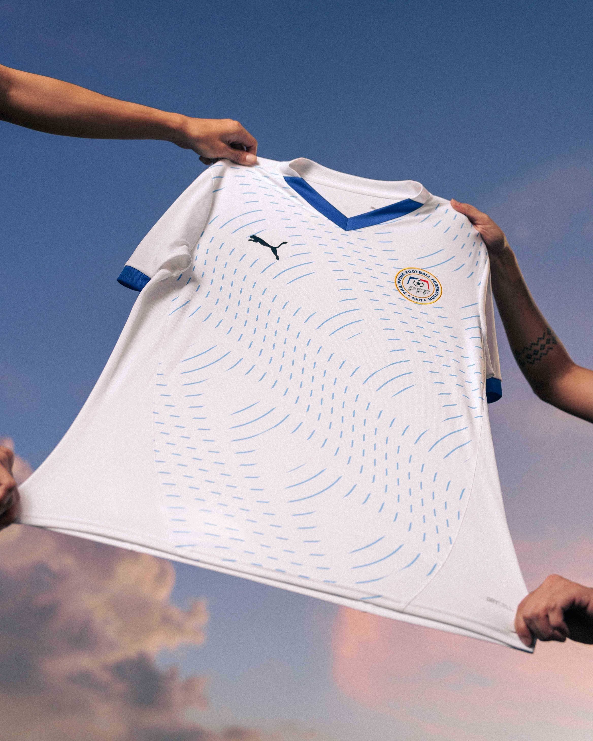 PUMA PFF Away Jersey White-Ignite Blue