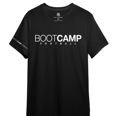 BOOTCAMP FOOTBALL TEE (BLACK)