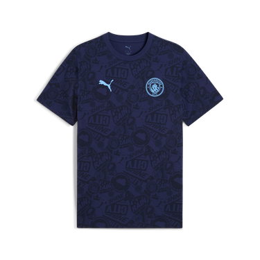 Puma Manchester City FtblCulture T-shirt with all-over print