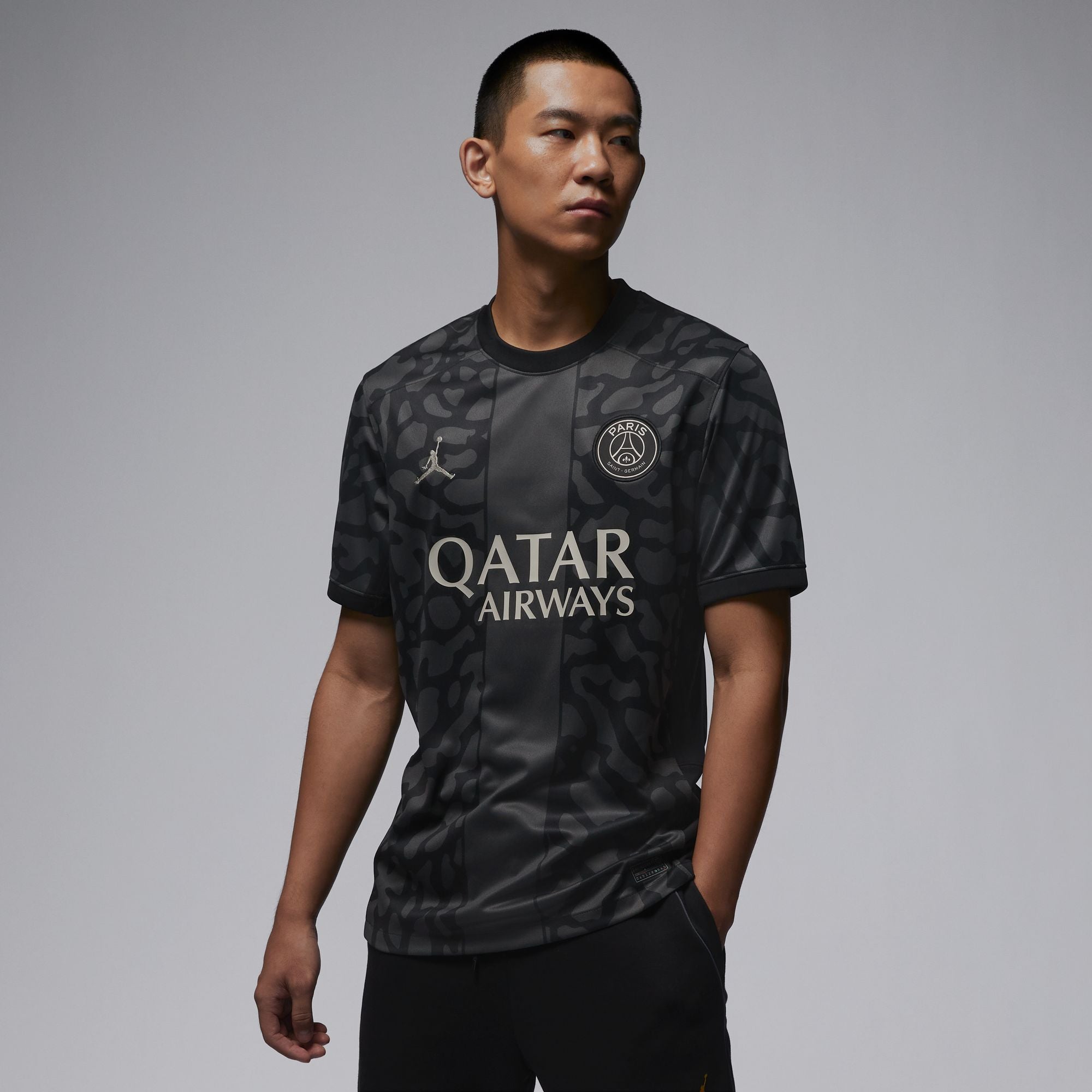 Nike Soccer Dri-FIT F.C. logo printed t-shirt in black