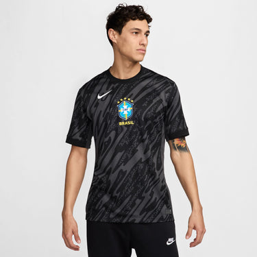 Nike Dri-FIT Brazil 2024 Stadium Goalkeeper Soccer Replica Short-Sleeve Jersey