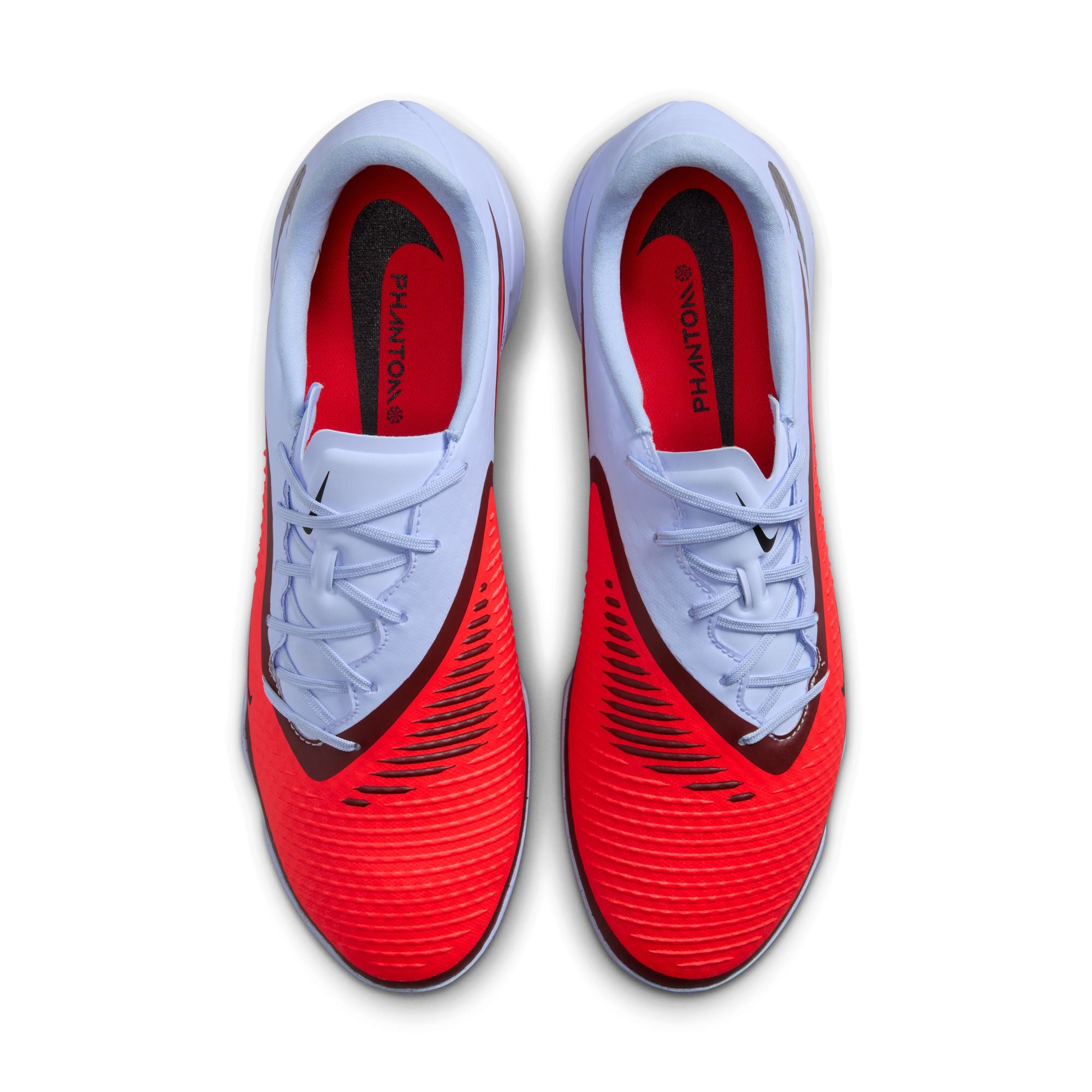 Nike Phantom Low Academy Turf Football Shoes MENS Royal Tint/Bright Crimson 4(US)