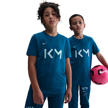 Kylian Mbappé Academy Big Kids' Nike Dri-FIT Soccer Short-Sleeve Top