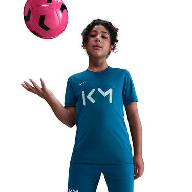 Kylian Mbappé Academy Big Kids' Nike Dri-FIT Soccer Short-Sleeve Top