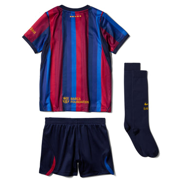 F.C. Barcelona 2026 Stadium Home Younger Kids' Nike Football Replica 3-Piece Kit