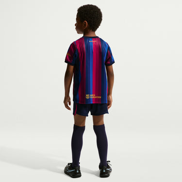 F.C. Barcelona 2026 Stadium Home Younger Kids' Nike Football Replica 3-Piece Kit