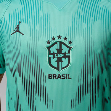 Brazil 2026 Stadium Goalkeeper Men's Jordan Dri-FIT Football Short-Sleeve Replica Shirt
