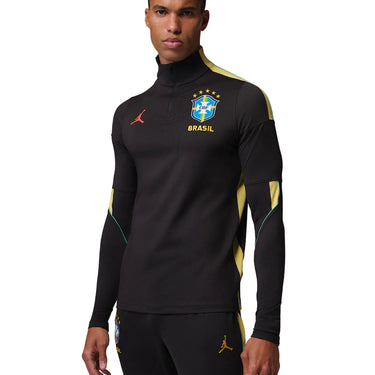 Brazil Strike Men's Jordan Dri-FIT Football Knit Drill Top