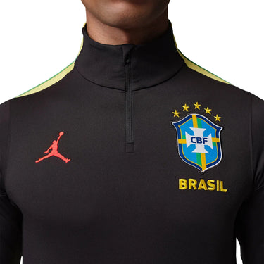 Brazil Strike Men's Jordan Dri-FIT Football Knit Drill Top