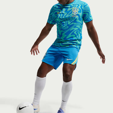 Brazil Academy Pro Men's Nike Dri-FIT Soccer Pre-Match Short-Sleeve Top