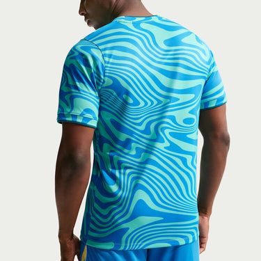 Brazil Academy Pro Men's Nike Dri-FIT Soccer Pre-Match Short-Sleeve Top