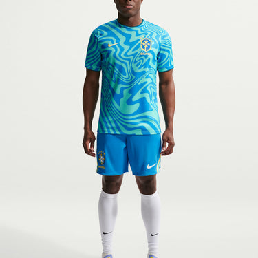 Brazil Academy Pro Men's Nike Dri-FIT Soccer Pre-Match Short-Sleeve Top