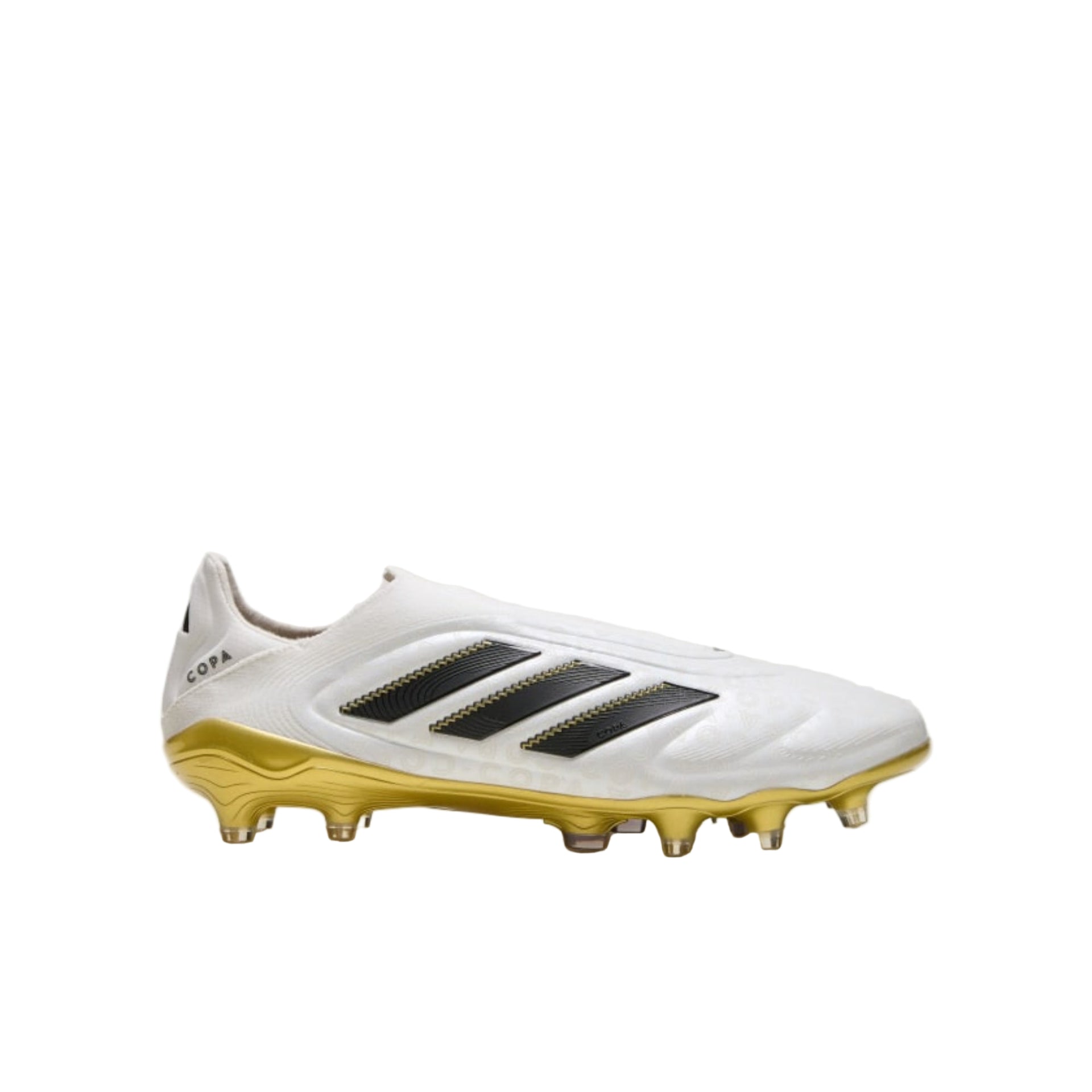 Adidas Copa Pure Elite Laceless Firm Ground Boots UNISEX Zero Metalic  Core Black Gold Metallic 7(UK)