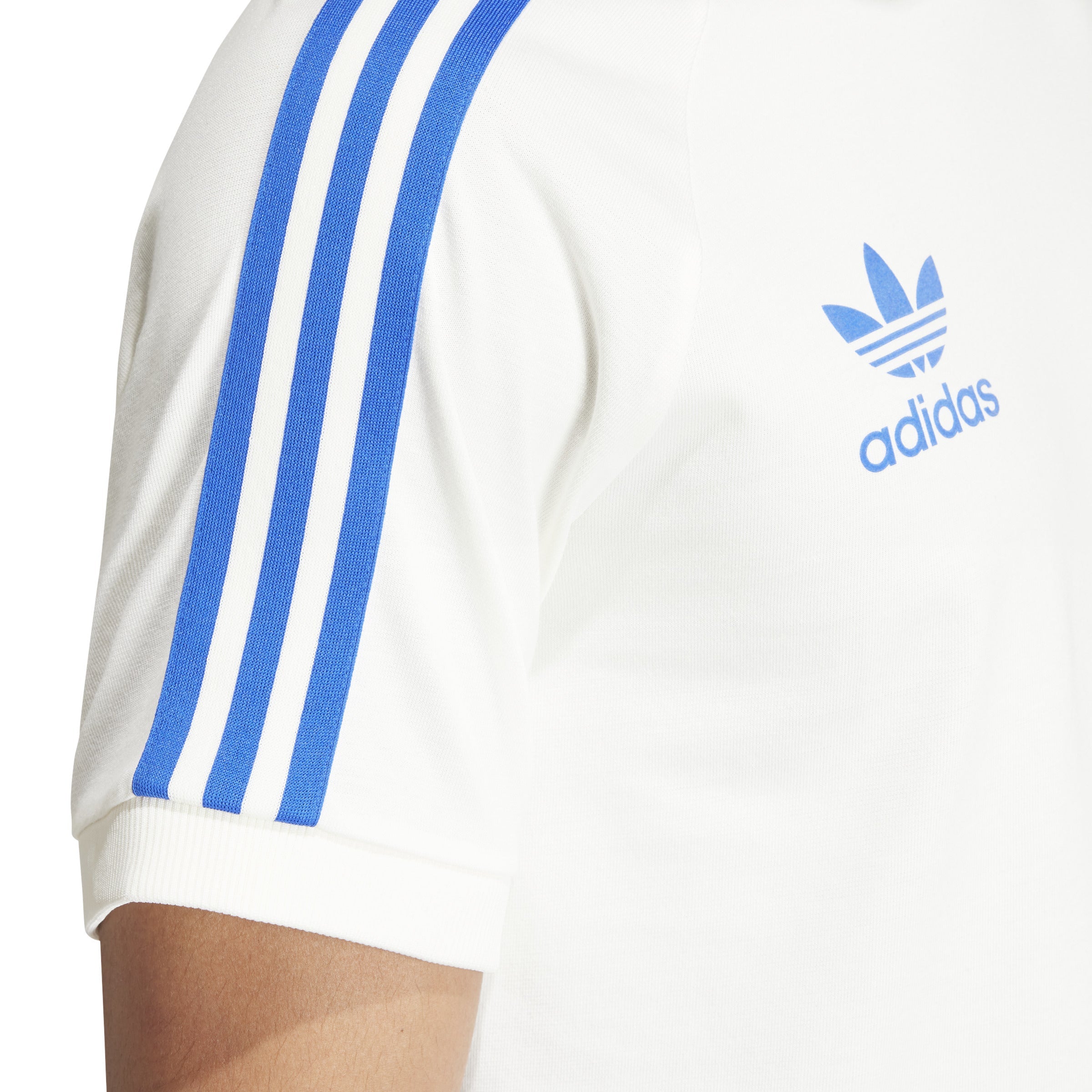 adidas originals adicolor long sleeve football jersey in white