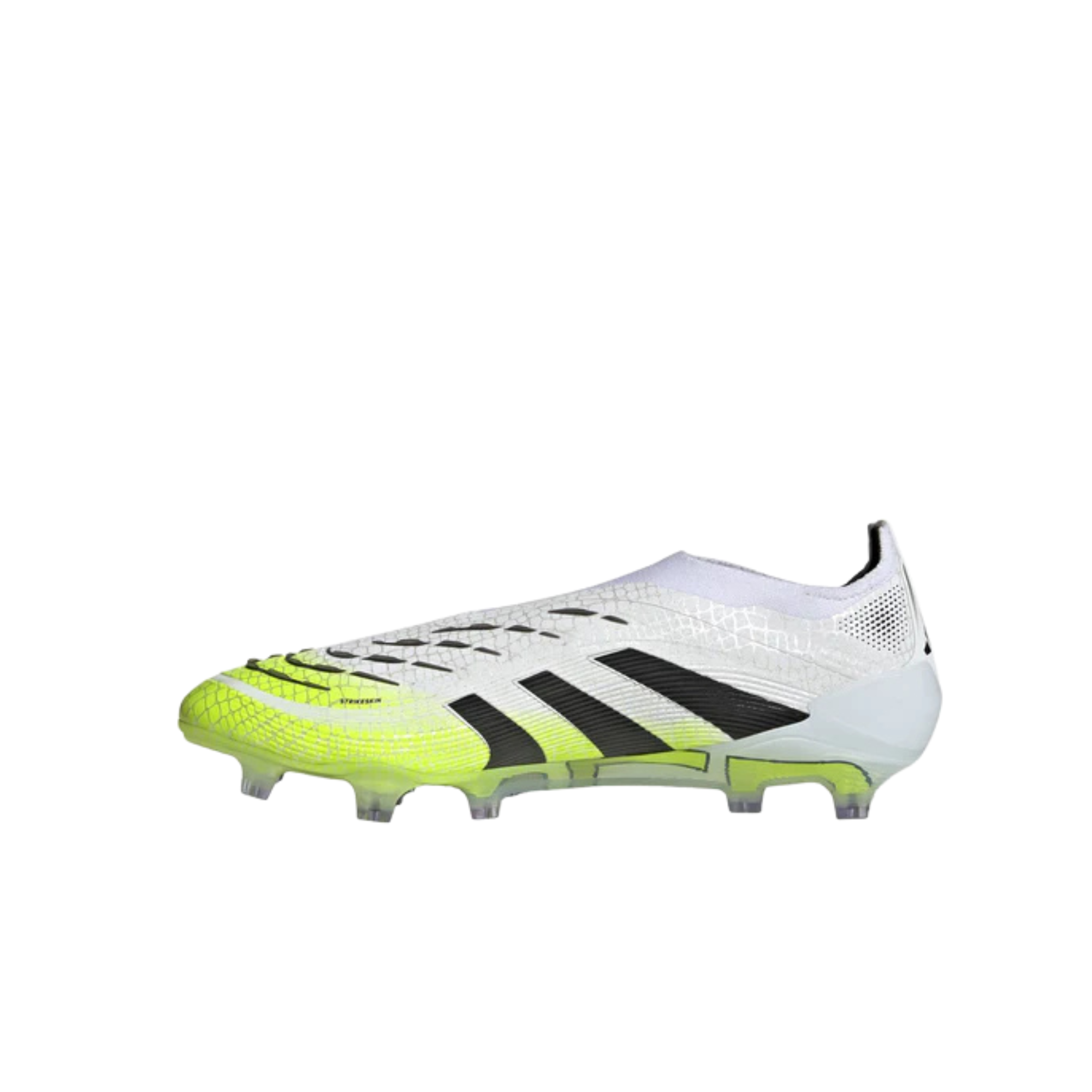 adidas Predator Elite Laceless Firm Ground Boots MENS WHITE YELLOW BLACK
