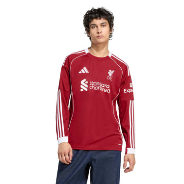 adidas Liverpool FC 25/26 Long Sleeve Home Jersey