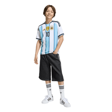 adidas Argentina 26 Home Messi Kids Jersey