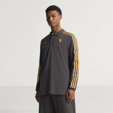 Manchester United Terrace Icons Long Sleeve Polo Shirt