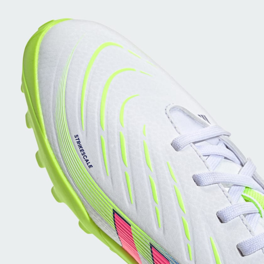 adidas Predator League Turf Boots Kids KIDS Cloud White Lucid Pink  Lucid Lemon 10K(UK)