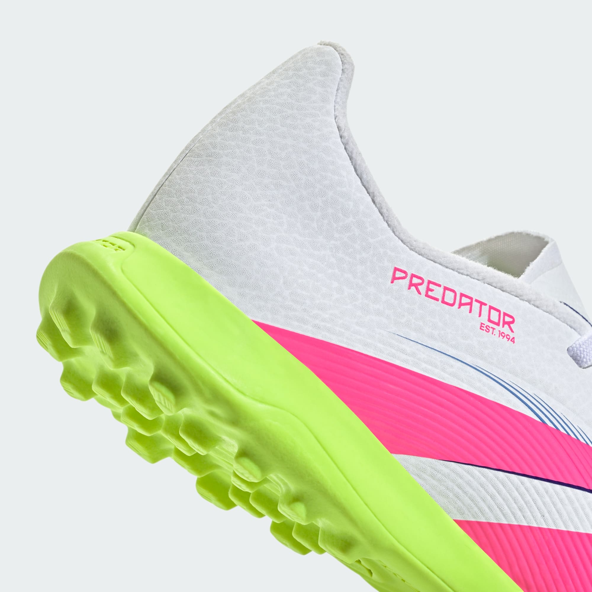 adidas Predator League Turf Boots Kids KIDS Cloud White Lucid Pink Lucid Lemon 10K(UK)